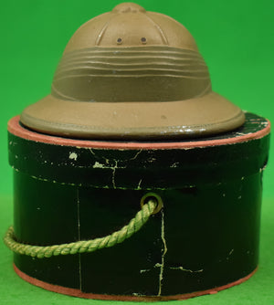"Abercrombie & Fitch c1980 Pith Helmet Paperweight w/ A&F Box"