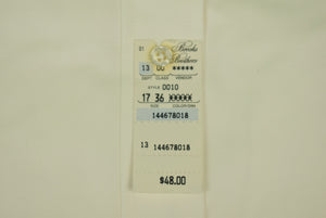 "Brooks Brothers White OCBD Supima Shirt" Sz 17-6 (DEADSTOCK w/ BB Tag) (SOLD)