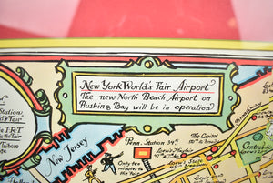 The New York 1939 "Official" World's Fair Pictorial Map Created by Tony Sarg (SOLD)