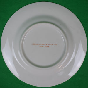 "Set x 11 Frank Vosmansky x Abercrombie & Fitch Porcelain Bread Plates"