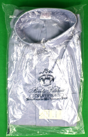 "Brooks Brothers Blue OCBD Shirt" Sz 16 1/2 - 3 (DEADSTOCK w/ BB Tag) (SOLD)