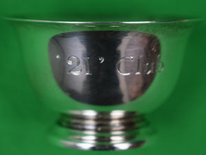 The "21" Club x Tiffany & Co Sterling Silver Condiment Bowl (SOLD)