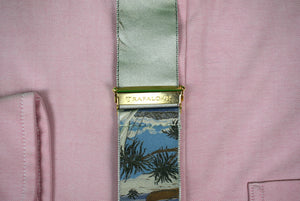 "Trafalgar 'Tranquil D Esprit' Limited Edition Silk Braces Made In England" (SOLD)