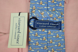 "O'Connell's x Vineyard Vines Buffalo Wings Blue Silk Tie" (New w/ VV Tags) (SOLD)