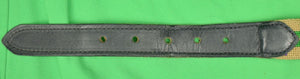Hand-Needlepoint Multi-Abstract Khaki Belt Sz: 41.5"W