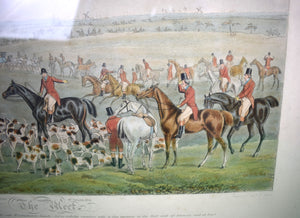 "The Quorn Hunt The Meet Plate 1" By Henry Alken 1835 Published By Ackermann (SOLD)