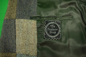 The Andover Shop Patch Panel Tweed c.1981 Sport Jacket Sz: 48L