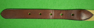 Hand-Needlepoint Golfer's Belt Sz: 38