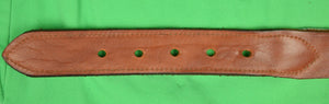 Hand-Needlepoint Belt w/ Tennis Motif Sz: 34"