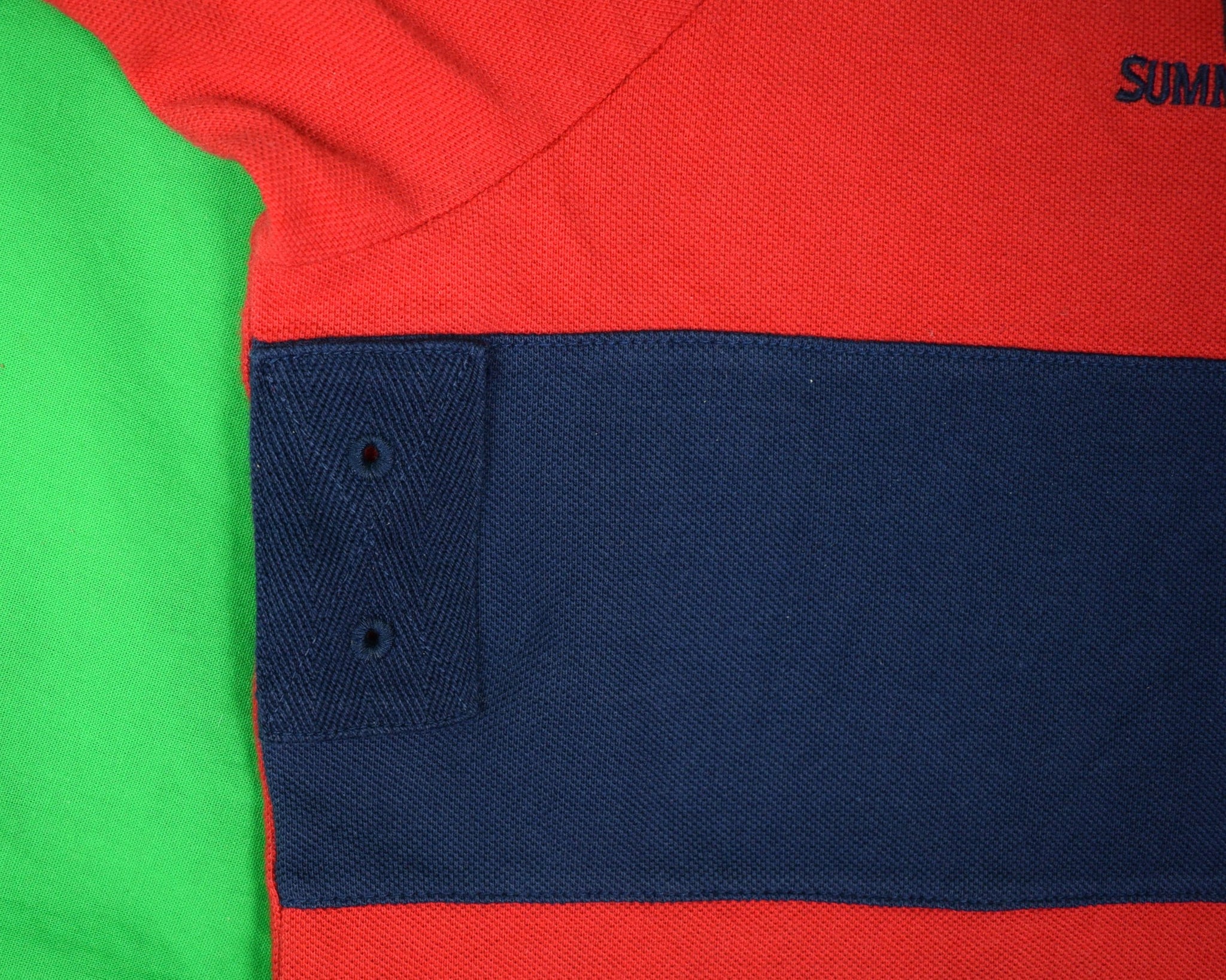 Polo Ralph Lauren Summer Classic Red/ Navy Polo Shirt Sz XXL