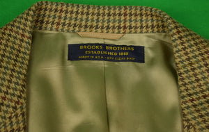 Brooks Brothers Houndstooth Sport Jacket Sz 44Lg