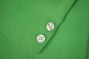 "Brooks Brothers Green Linen Sport Jacket" Sz 42L