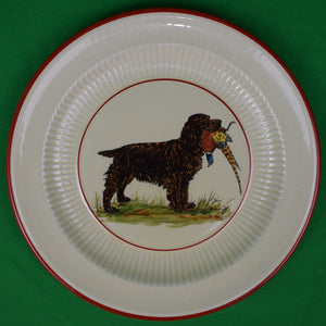 Set Of 4 Cyril Gorainoff Hunting Dog w/ Pheasant Hand-Painted Bedford Ware Plates