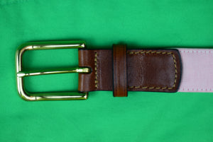 Brooks Brothers Pink Oxford Cloth Belt Sz 38 (New/ Old BB Stock)