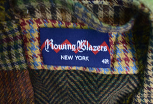 "Rowing Blazers Patch Tweed Sport Jacket" Sz 42R (As New)