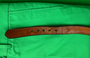 Hand-Needlepoint Polo Match Belt Sz 36 1/2"