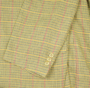 "Brooks Brothers Houndstooth Silk/ Linen Tweed Jacket" Sz: 44RG