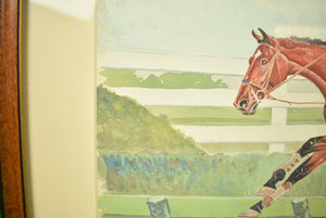 "Gentleman Jockey #5 in The 1939 Maryland Hunt Cup" by Paul Desmond Brown