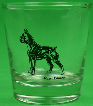 Set of 7 Dog Breed Old-Fashioned Glasses by Paul Brown for Brooks Brothers