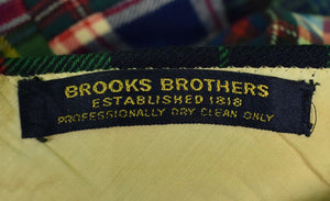 "Brooks Brothers Patchwork Tartan Trousers" Sz: 32"W (SOLD)