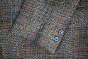 Brooks Brothers "Own Make" Patch Panel H/B Tweed Jacket Sz 46Reg