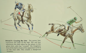 "Guide To Polo" 1987 Framed Poster by Sam Savitt (1917-2000) (SOLD)