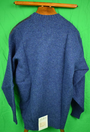 "McGeorge Scottish Shetland Argyle Crewneck Sweater" Sz 44" (New/ Deadstock w/ MG Tag!)