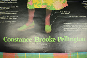 "Are You A Preppette?" Constance Brooke Pellington Color Poster (1ST SOLD)/ 2ND AVAILABLE