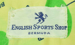 "English Sports Shop S/S Sport Shirt w/ Bermuda Golf Course Print" Sz: XL/ 46R (SOLD)