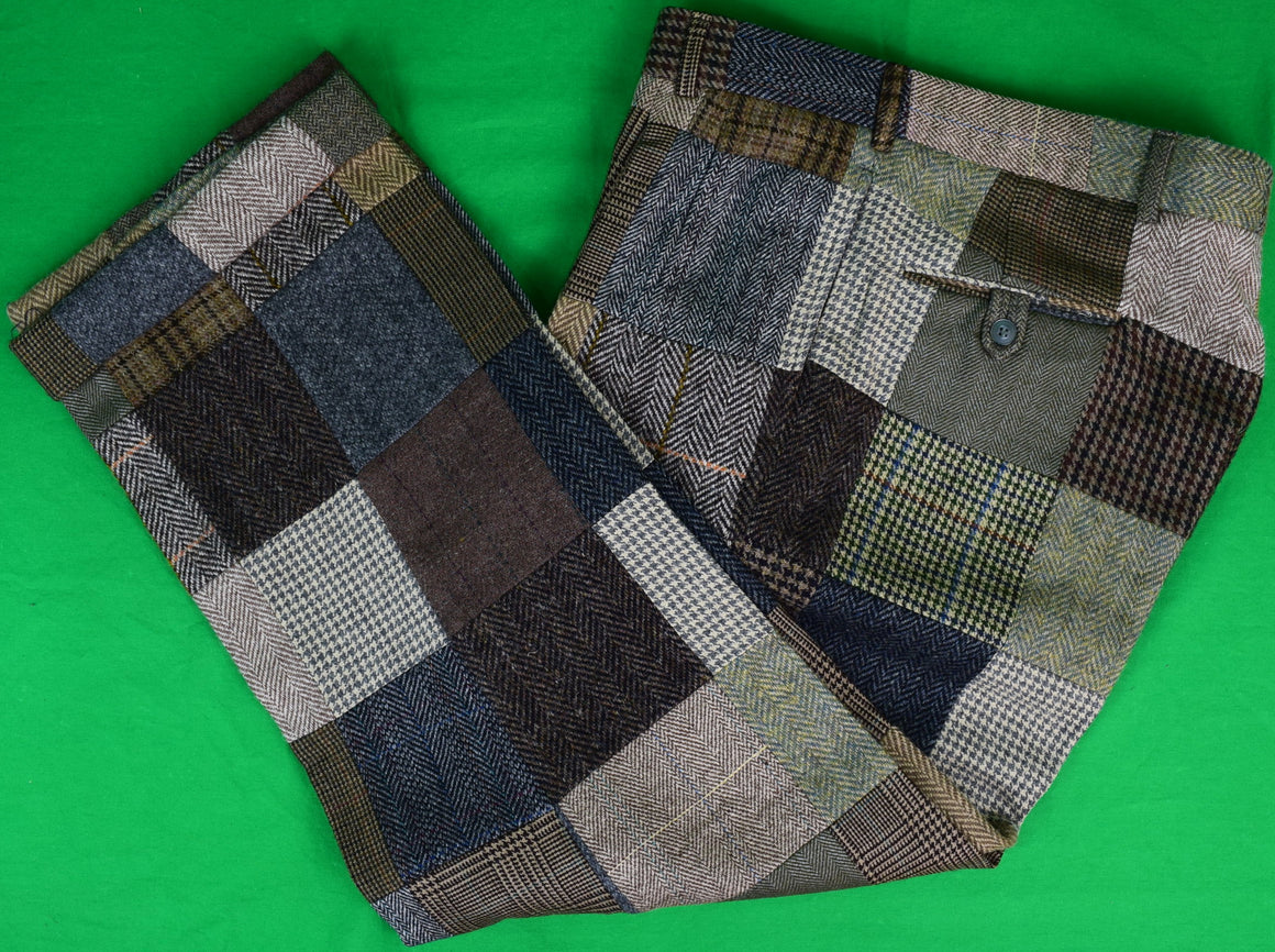 The Andover Shop Patch Tweed c1996 Trousers Sz 34"W (As New) (SOLD)
