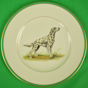 Set of 8 Cyril Gorainoff Hand-Painted Dog Breed 9 3/4"D Dinner Plates