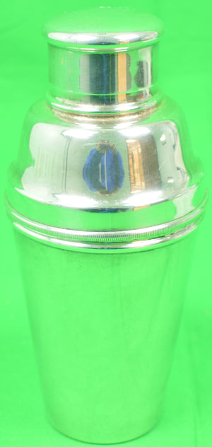 "Kingsway Single-Serving/ One Pint English Silver Plate Cobbler Cocktail Shaker"