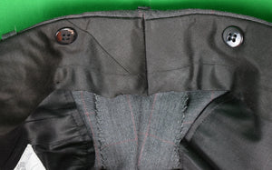 "Chipp Grey Tickweave Windowpane D/B Suit w/ Foulard Lining" Sz 39R (SOLD)