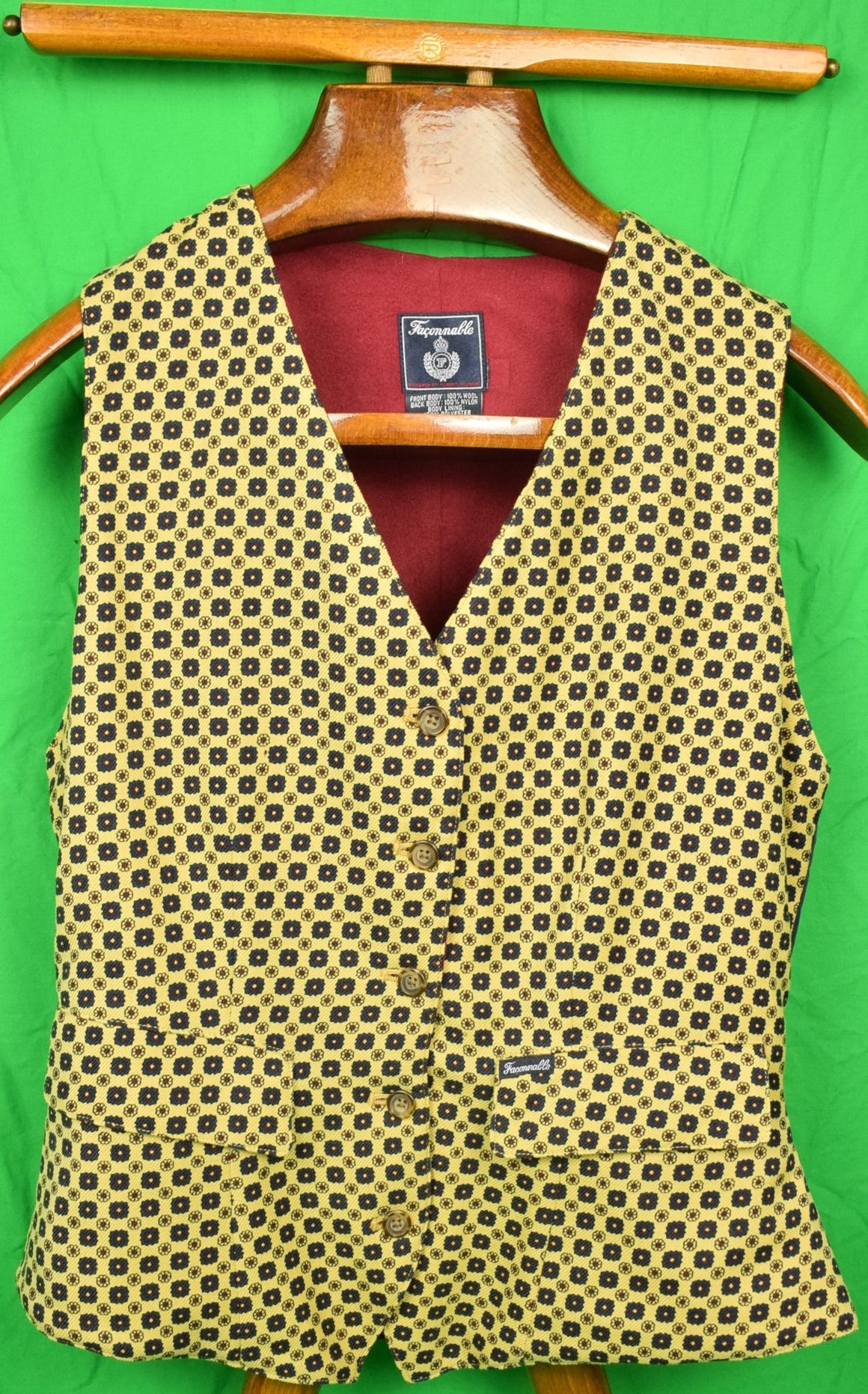 Faconnable Foulard Challis (8) Button Waistcoat