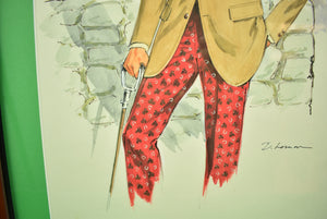 "Chipp Country Squire" Illustration Watercolour by D. Lemon