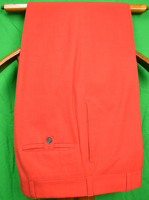 |"Chipp Red Worsted GT Trousers" Sz 34"W