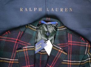 "Polo Ralph Lauren Dress Gordon Tweed Sport Jacket" Sz 46R (New w/ RL $1298 Tag)