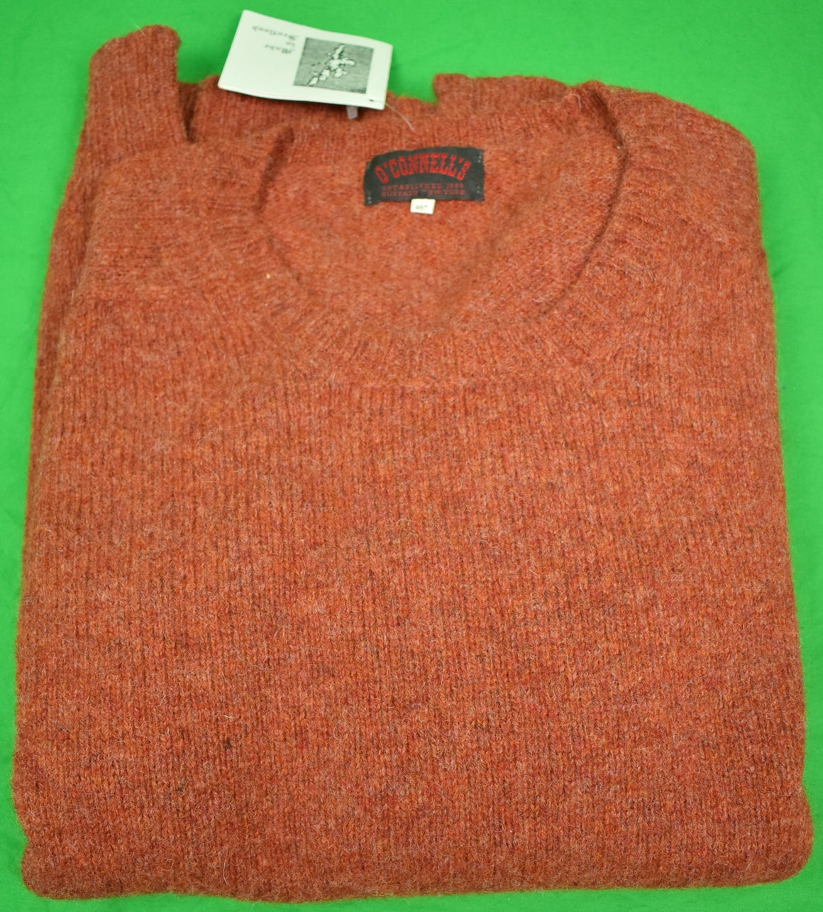 O'Connell's Scottish Shetland Crew Neck Sweater Sz: 46 (DEADSTOCK) (SOLD)