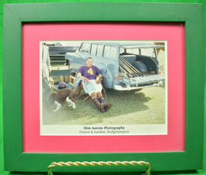 "Laddie Sanford at Gulf Stream Polo" Signed by Slim Aarons (1916-2006) (SOLD)