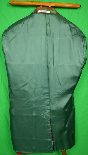 Patch Tartan Sport Jacket Sz: 38R