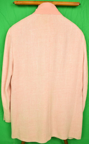 "Shell Pink Herringbone Blazer/ Sport Jacket" Sz: 46R (SOLD)
