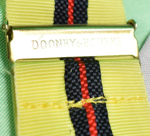 "Dooney & Bourke Yellow Grosgrain Repp Stripe Braces" (SOLD)