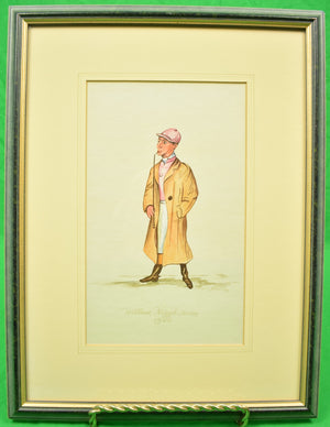 William Higgs, Jockey 1906 Watercolour PEARCE, Wm.