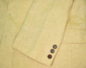 Orvis 'Signature Collection' Oatmeal Linen Herringbone Sport Jacket Sz: 46L