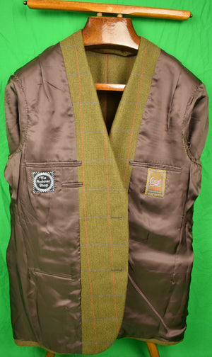 "The Andover Shop Lovat Scottish Tweed Windowpane c2014 Sport Jacket" Sz 44R (SOLD)