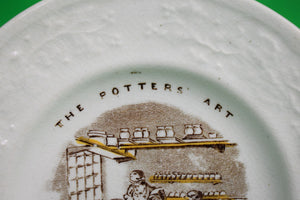 The Potters' Art Cup Making English China Plate