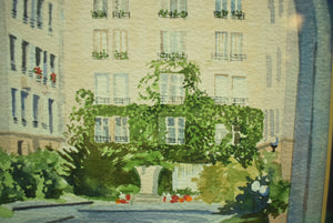 "133 Rue St. Dominique Paris" Watercolour by Georgia Drake Edmondson (SOLD)