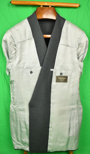 "Paul Stuart Char Gray Flannel DB Suit" Sz: 40L x 33"W (SOLD)