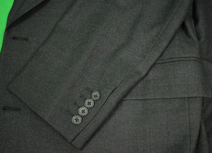 "Paul Stuart Char Gray Flannel DB Suit" Sz: 40L x 33"W (SOLD)