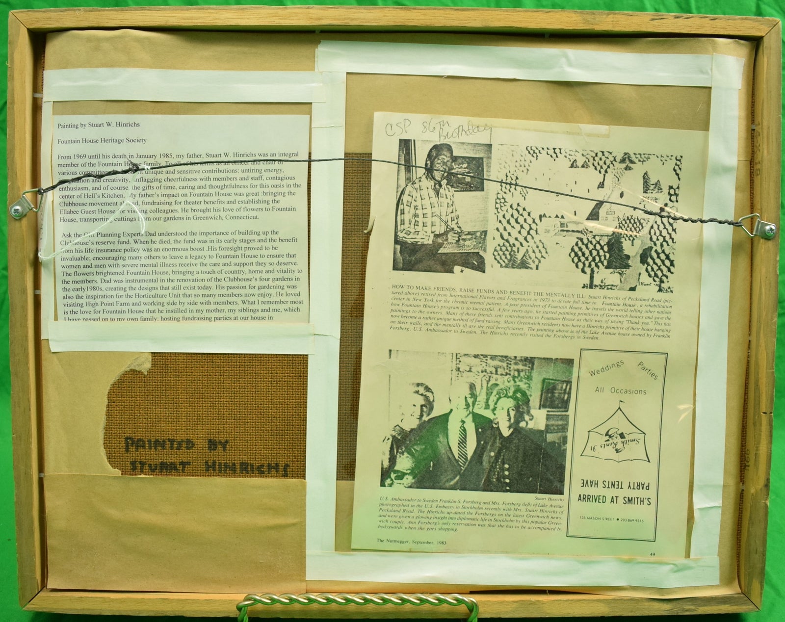 Greenwich, CT Waterfront Estate 1984 by Stuart Hinrichs